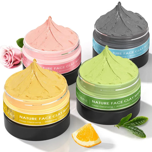 Lot de 4 Masque A l'Argile