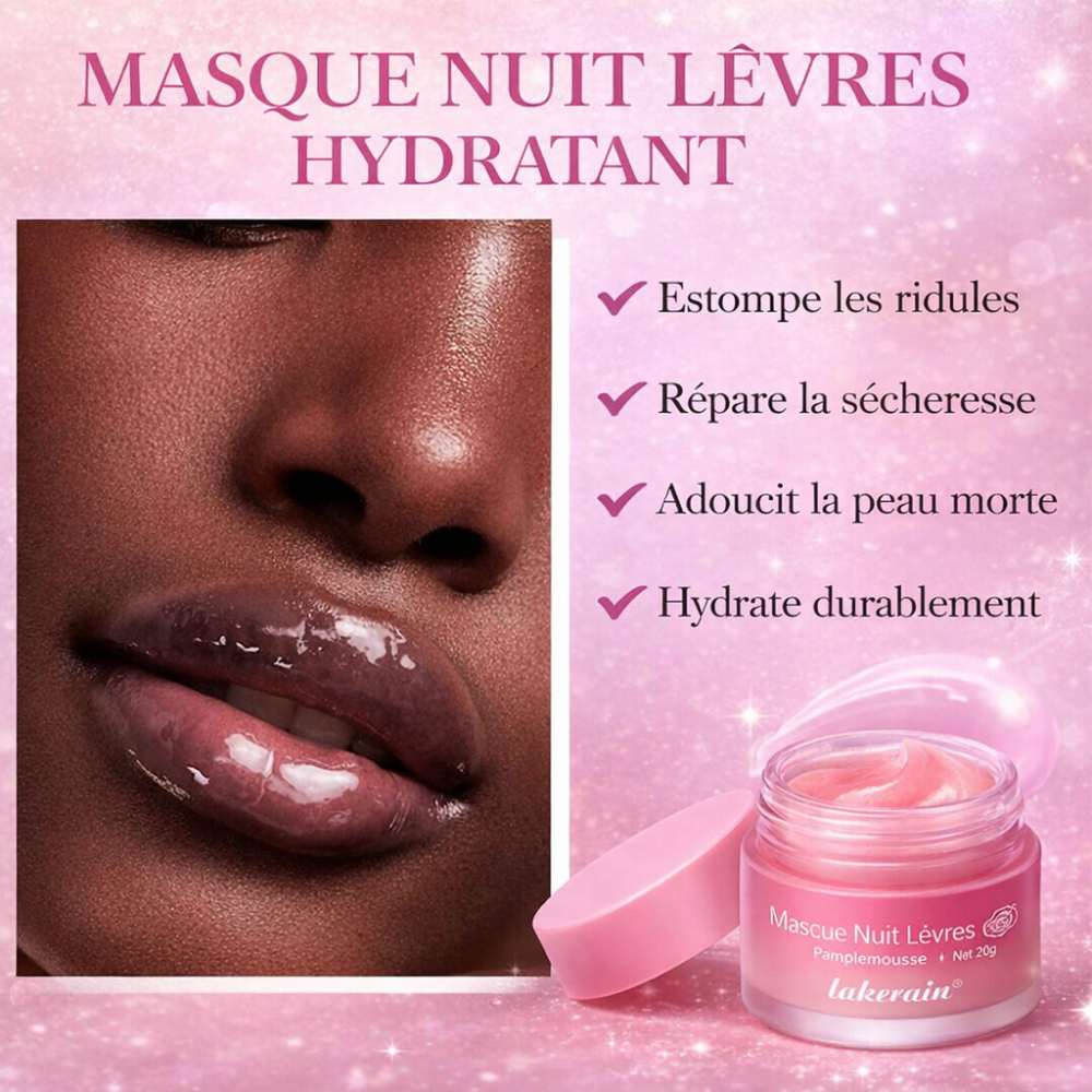 Masque de nuit lèvres