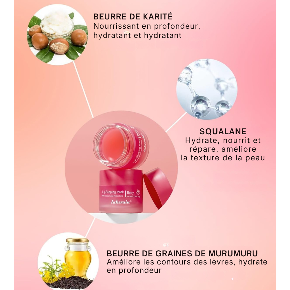 Masque de nuit lèvres